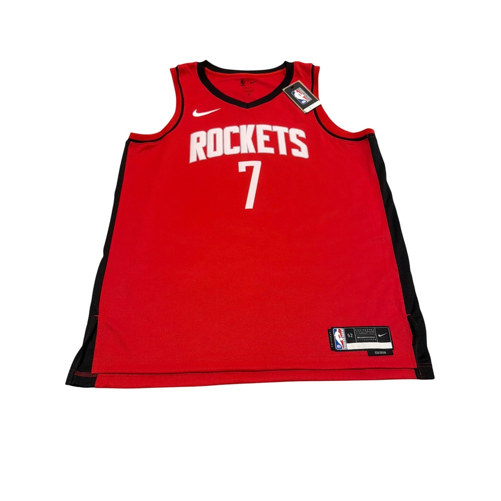Nike NBA Houston Rockets Kevin Durant 7 Icon Edition Swingman Jersey Red XL 52